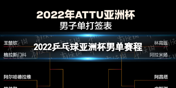 2022乒乓球亚洲杯男单赛程 乒乓球亚洲杯赛程表男单